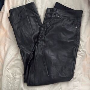 Gap Vintage Slim High Rise Pleather Pant